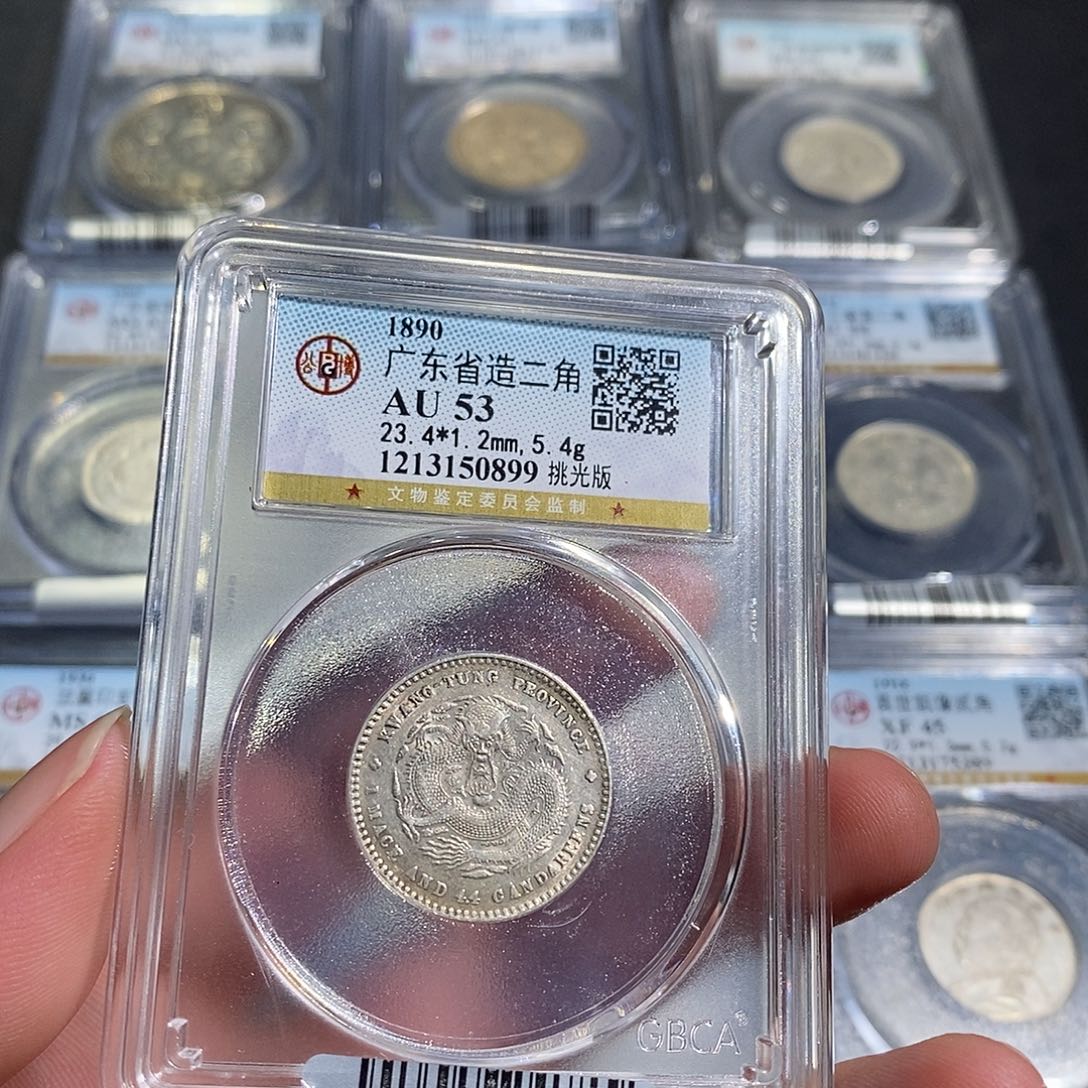 立***疯银天道，光绪二角龙，0899