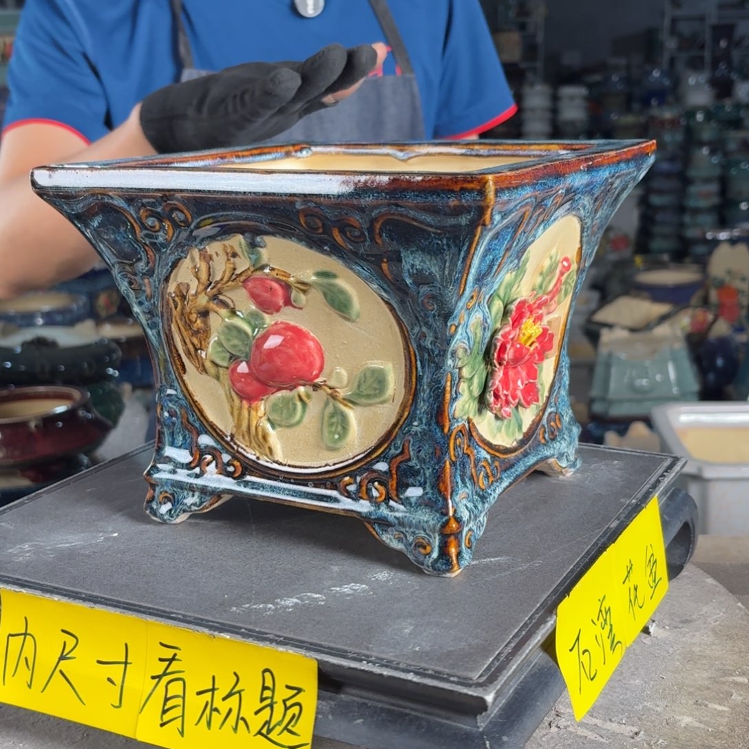 一风堂石湾花盆 内18*15