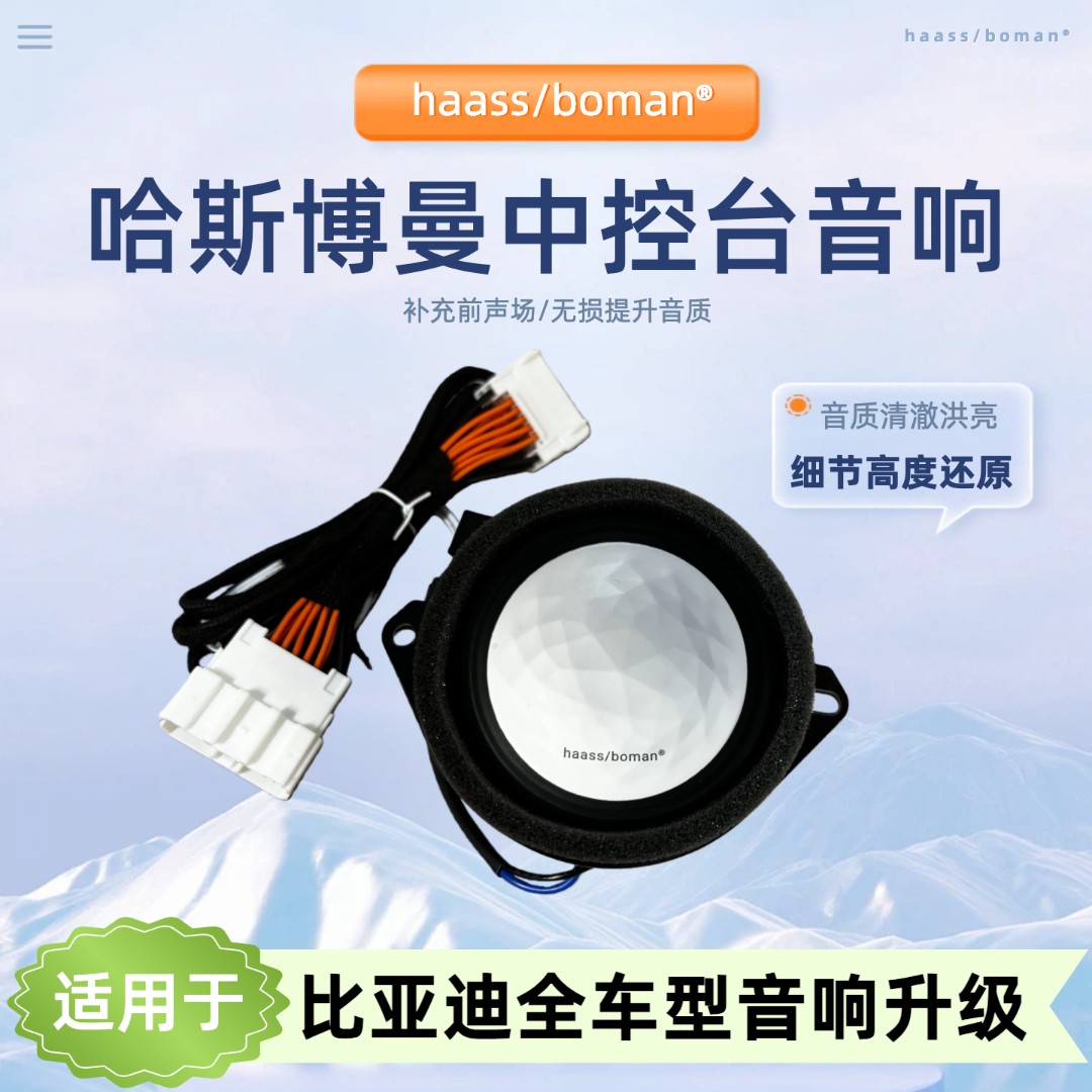 适用比亚迪秦宋pro海豹海狮驱逐舰05/06中控台中置音响中音喇叭