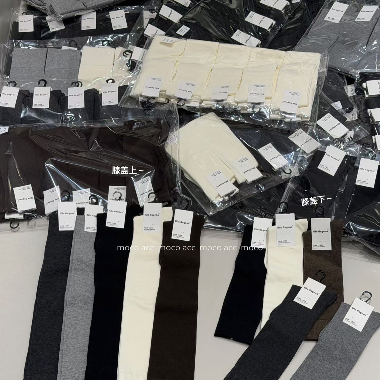 【No.2571 压力小腿袜】ins风不下滑竖条纹中筒韩系百搭纯色小腿袜