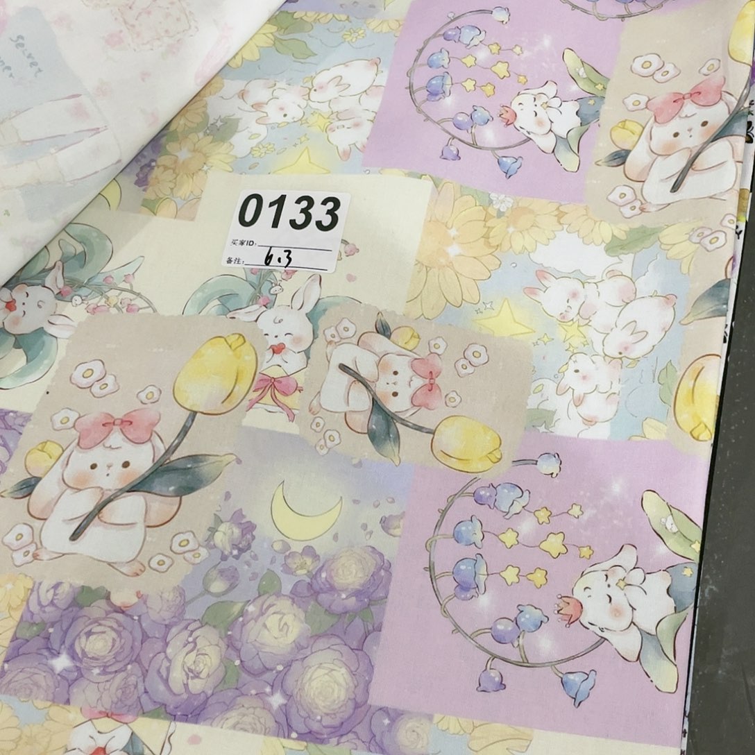 一米价纯棉平布1.1米宽果子布艺6.3