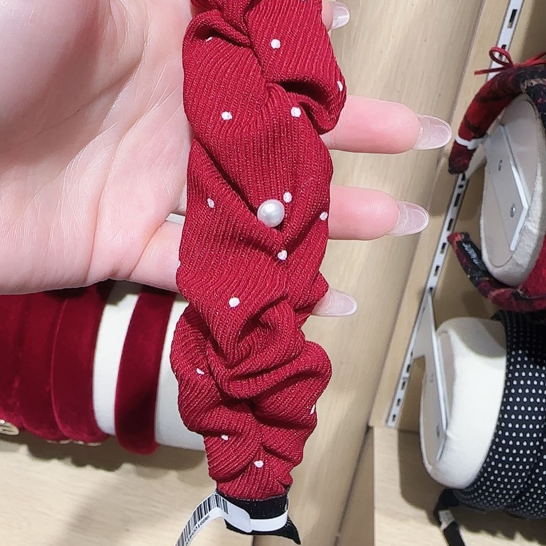 皮质铁合金波点发箍