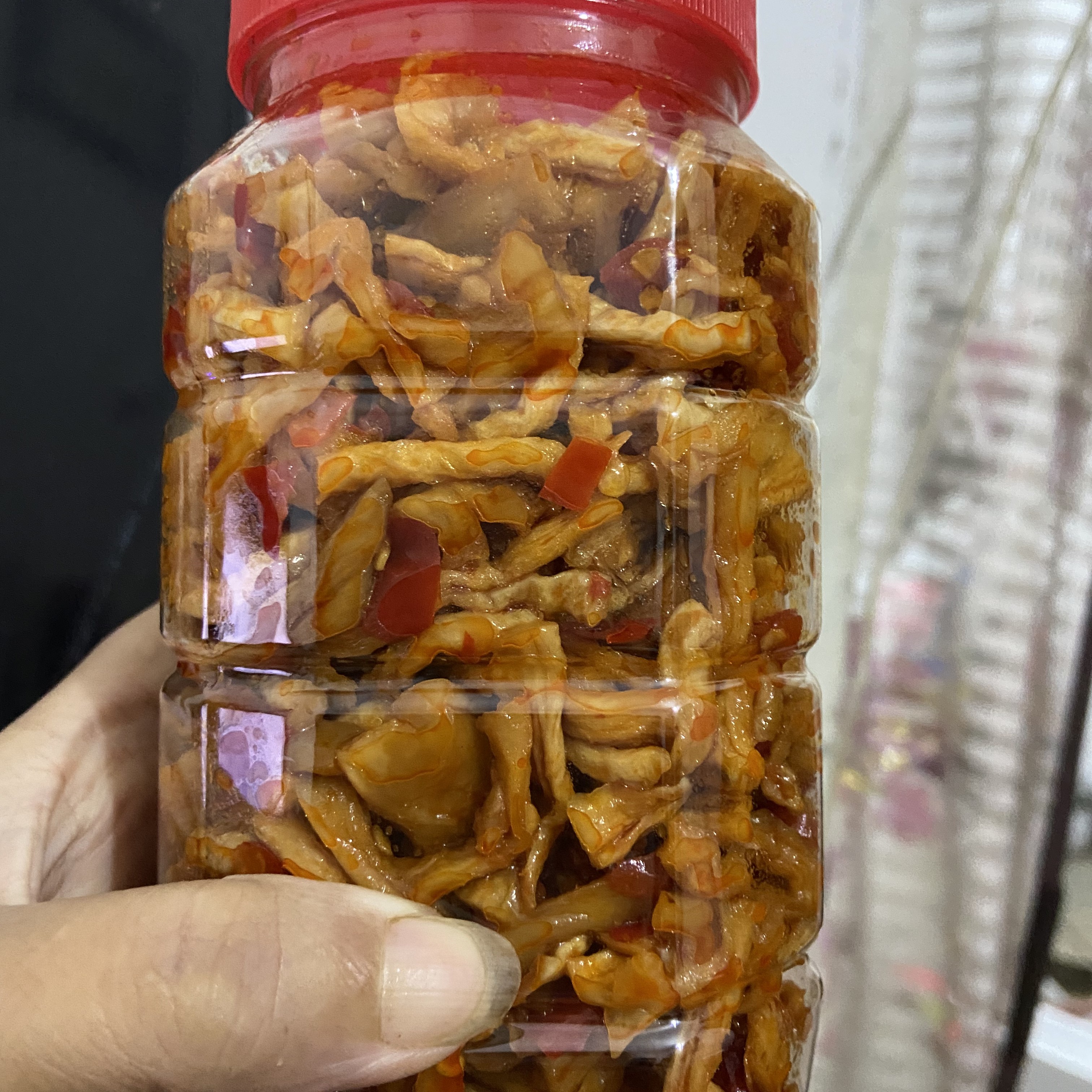 湖南邵阳手工菜下饭菜萝卜条香辣萝卜干开盖即食