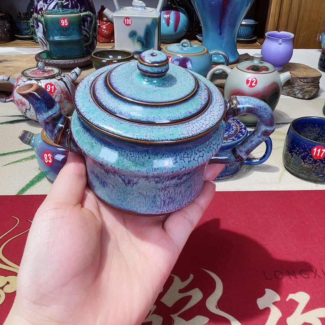 壶禹州钧瓷艺术作品