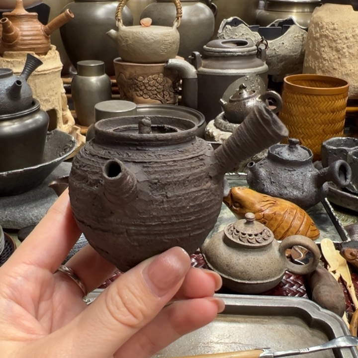 南蛮侧把茶器茶器