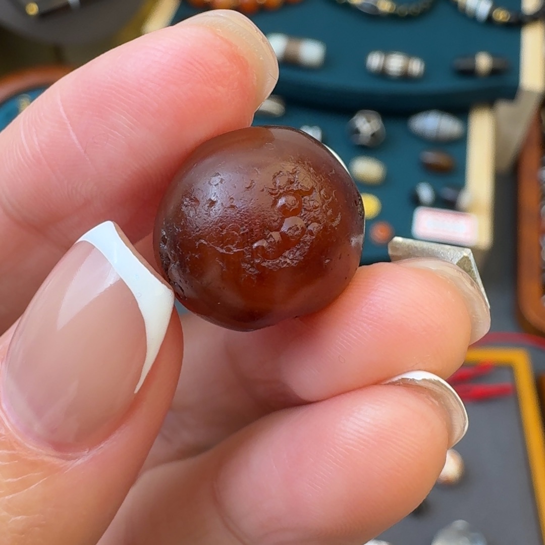 星月菩提吊坠红糖