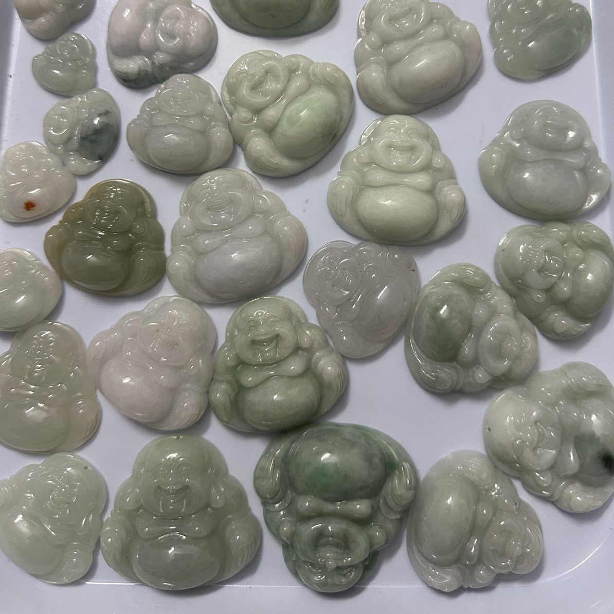 铜大理石吊坠 可爱清清二件送绳