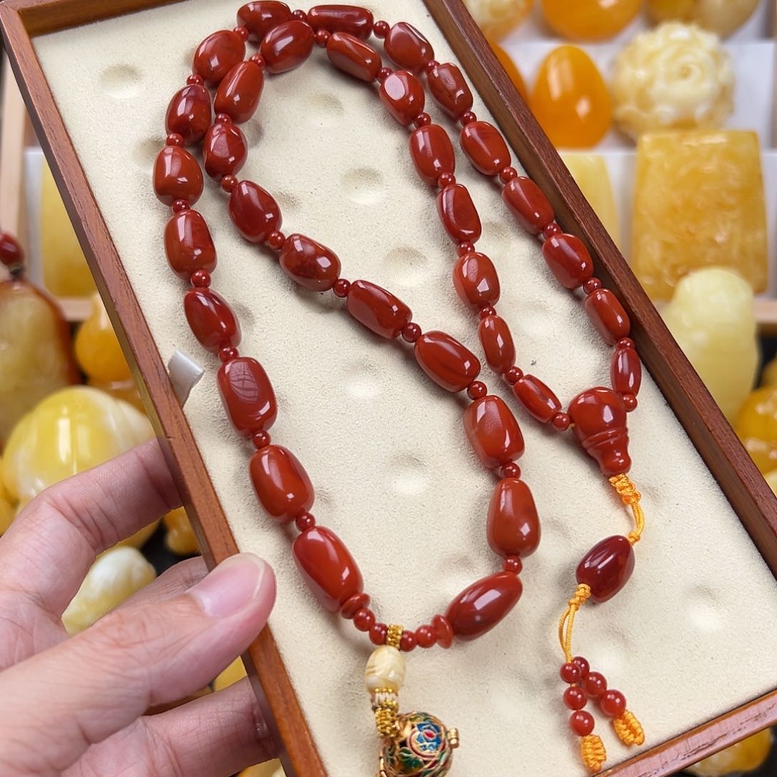 南红玛瑙手链未镶嵌南红