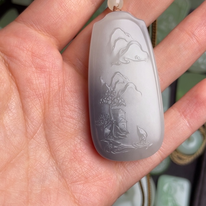 和田玉颈饰未镶嵌