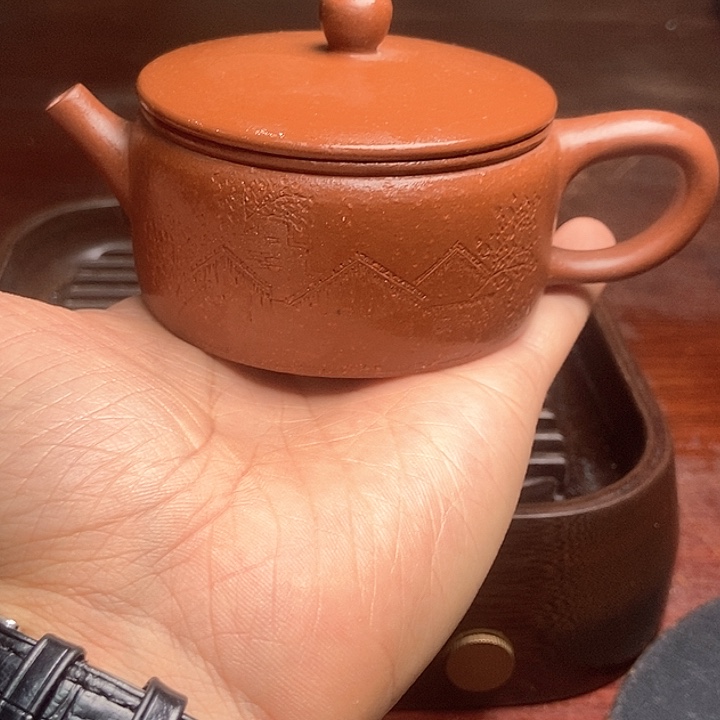 紫砂茶壶柴烧紫砂