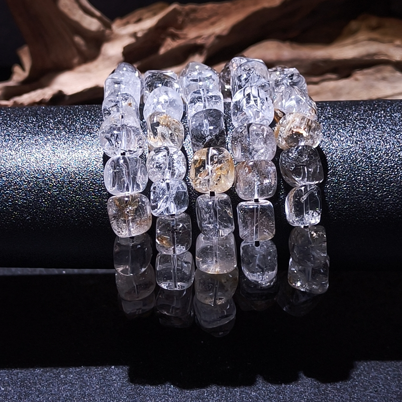 【黑胖珠宝】H0513 闪灵钻方糖手链 ——多样性发其一