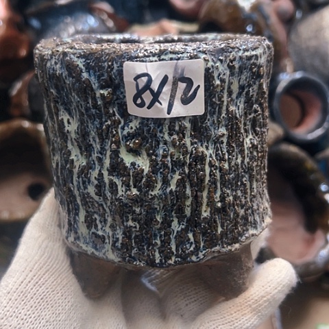 红陶粗陶花盆手工