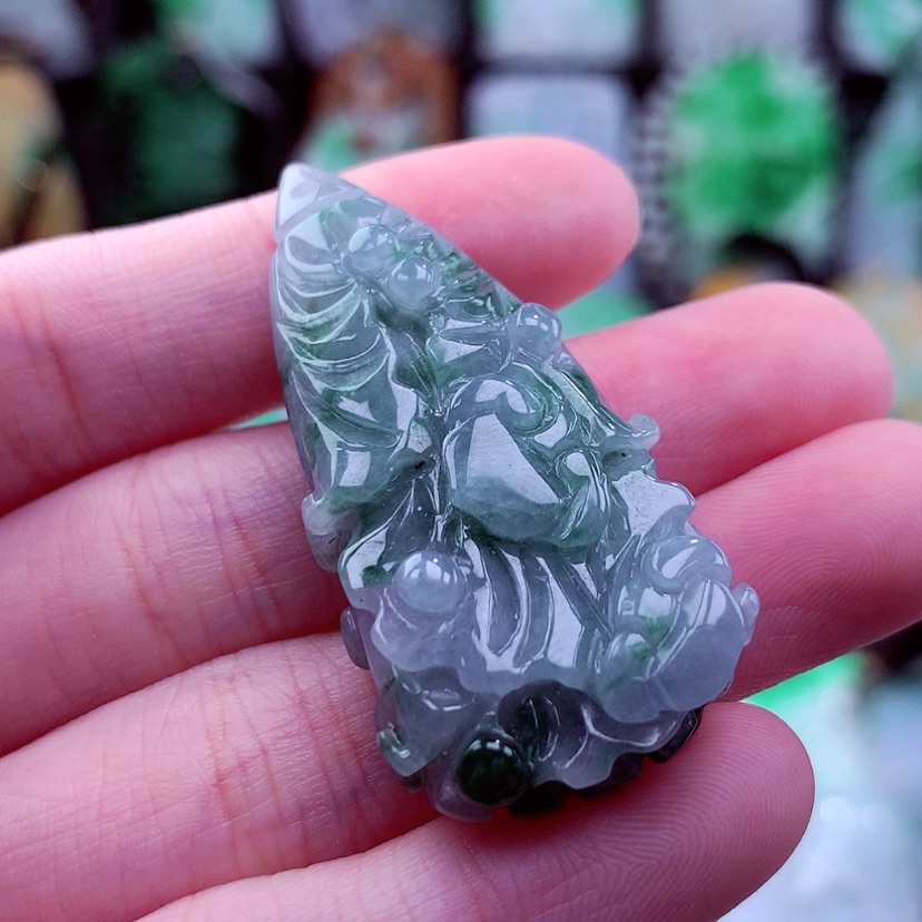 【闪购商品】翡翠颈饰未镶嵌挂件