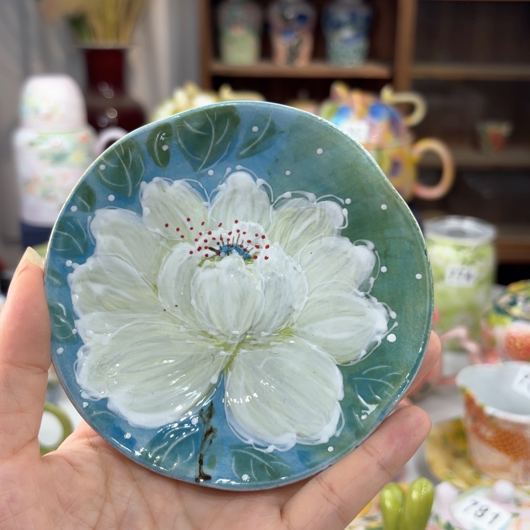 嘟***景德镇手绘高温釉下彩陶瓷茶具