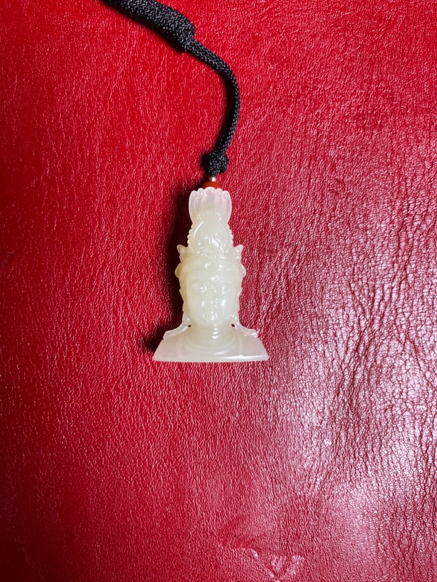 新疆和田玉黄口料佛头