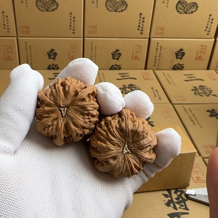 文玩核桃吊坠蜡**熊简单包装玉龙三棱