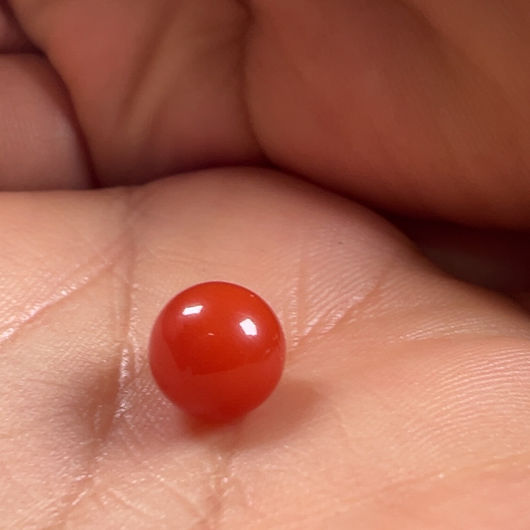 南红玛瑙圆珠8.6未镶嵌