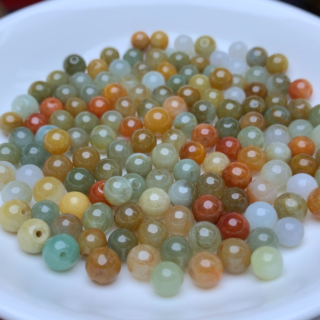 【闪购商品】翡翠手链未镶嵌卡6鸳鸯多宝30个单圈