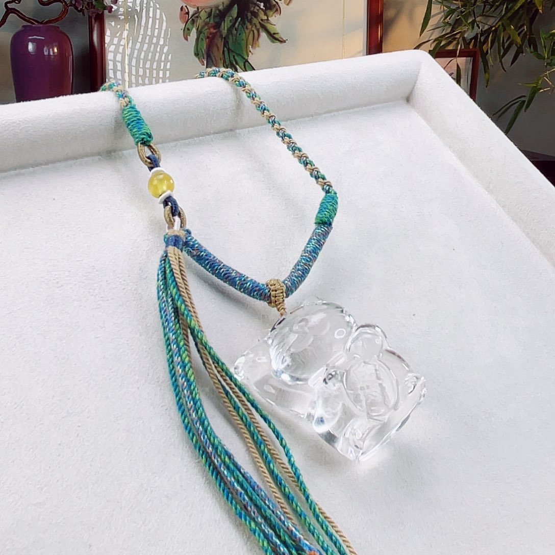 水晶颈饰未镶嵌水晶