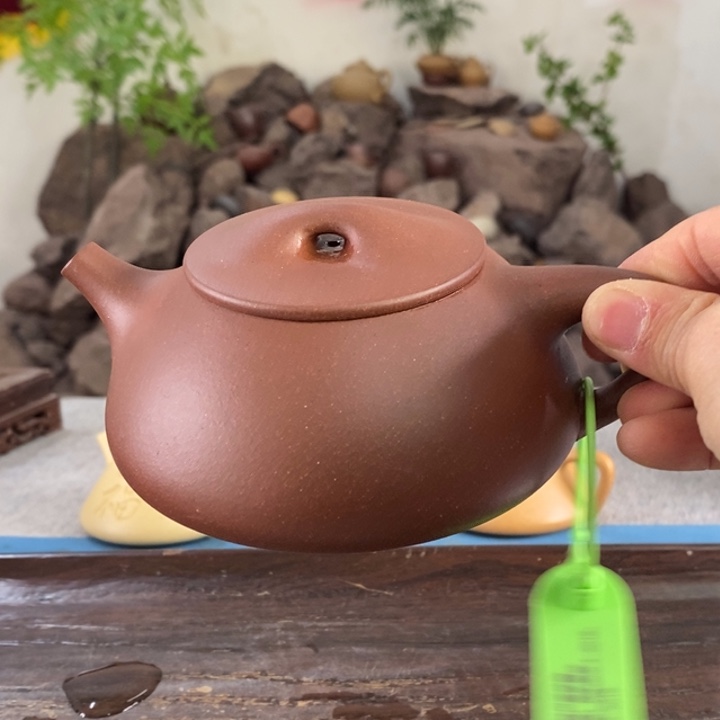 紫砂茶壶底槽清石瓢290左右的容量