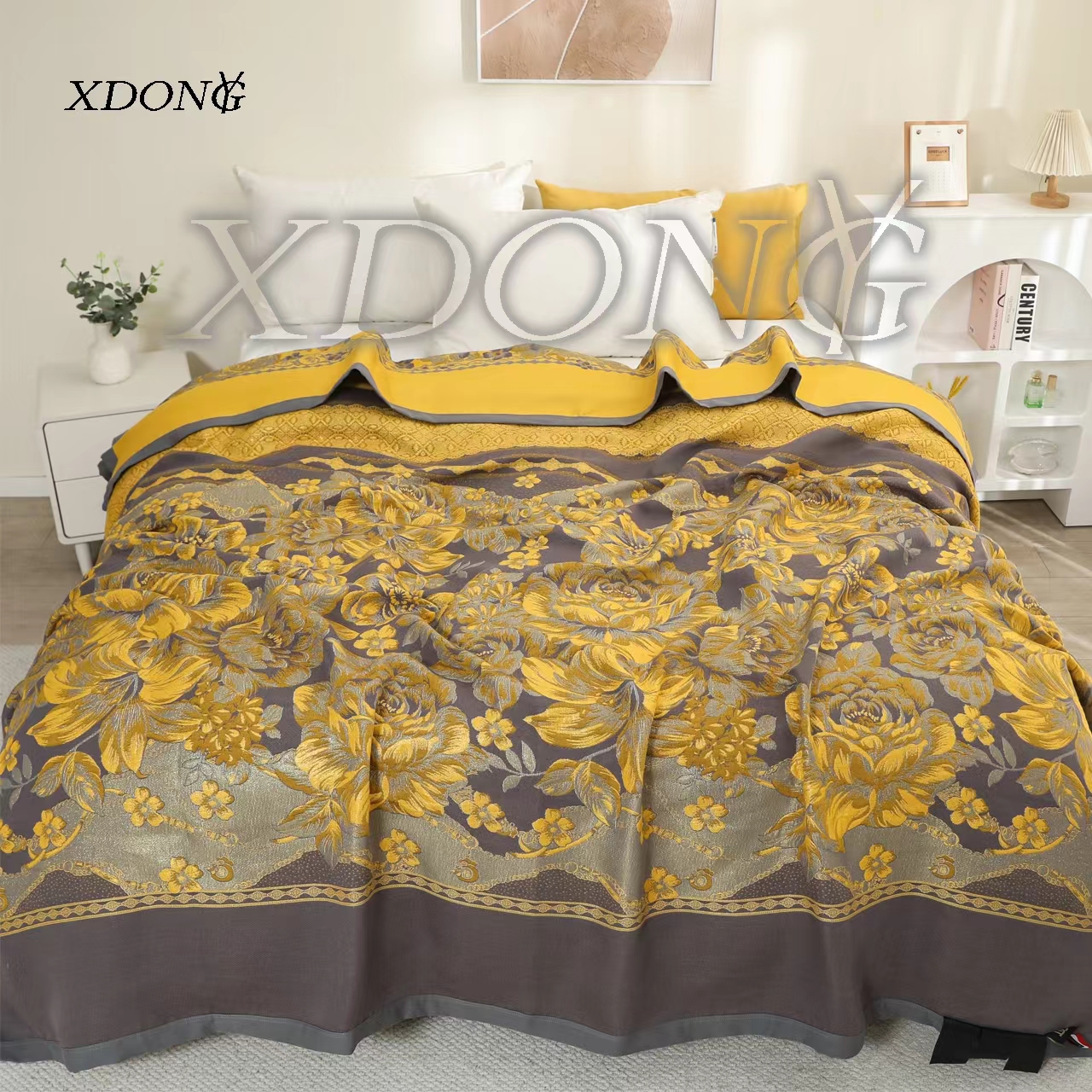 XDONGY（冬云家纺）230*250高奢 皇上皇 四季毯床盖