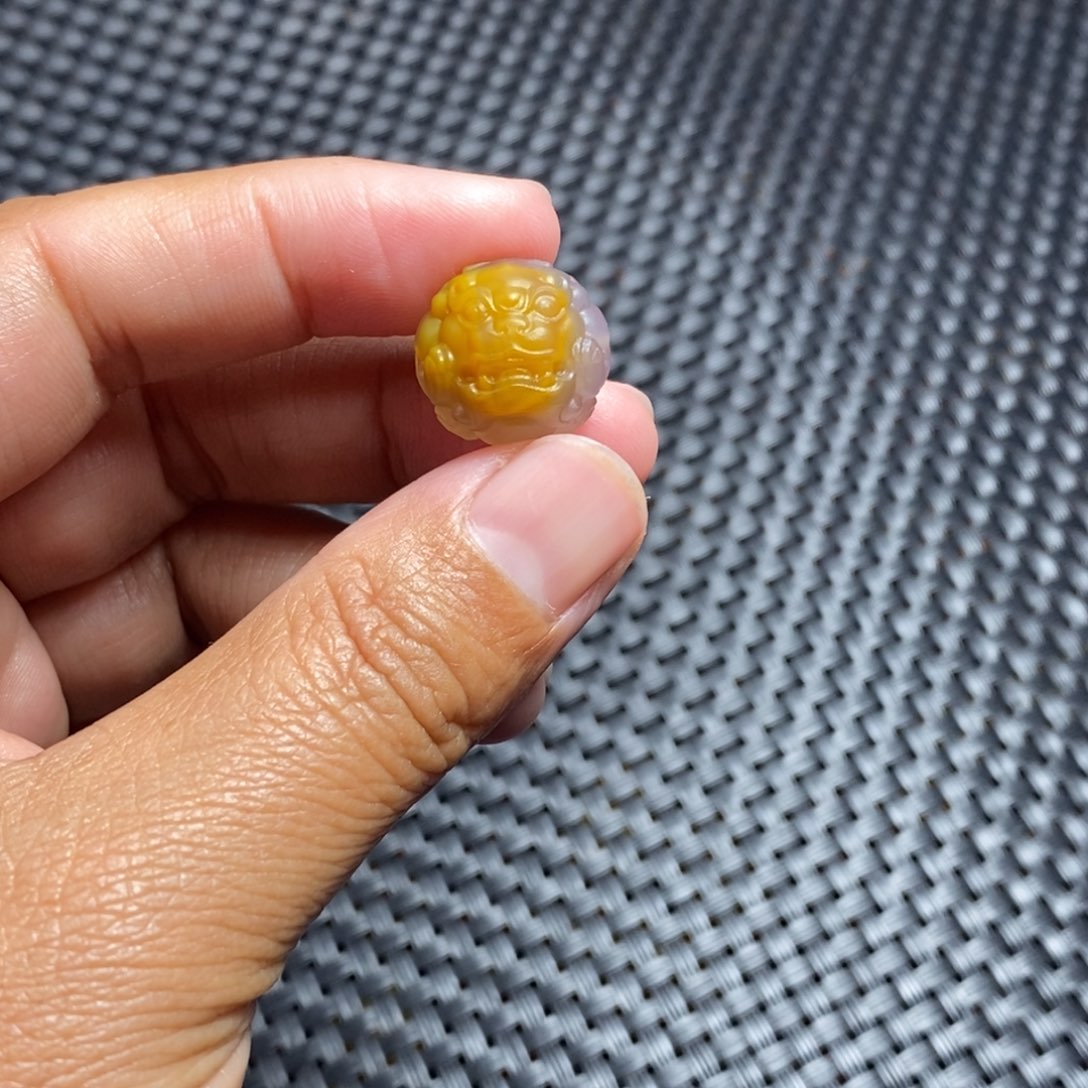 玛瑙/玉髓战国红未镶嵌神*