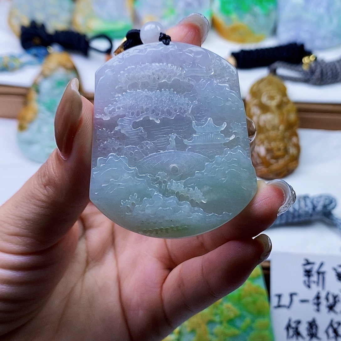 颈饰未镶嵌翡翠翡翠