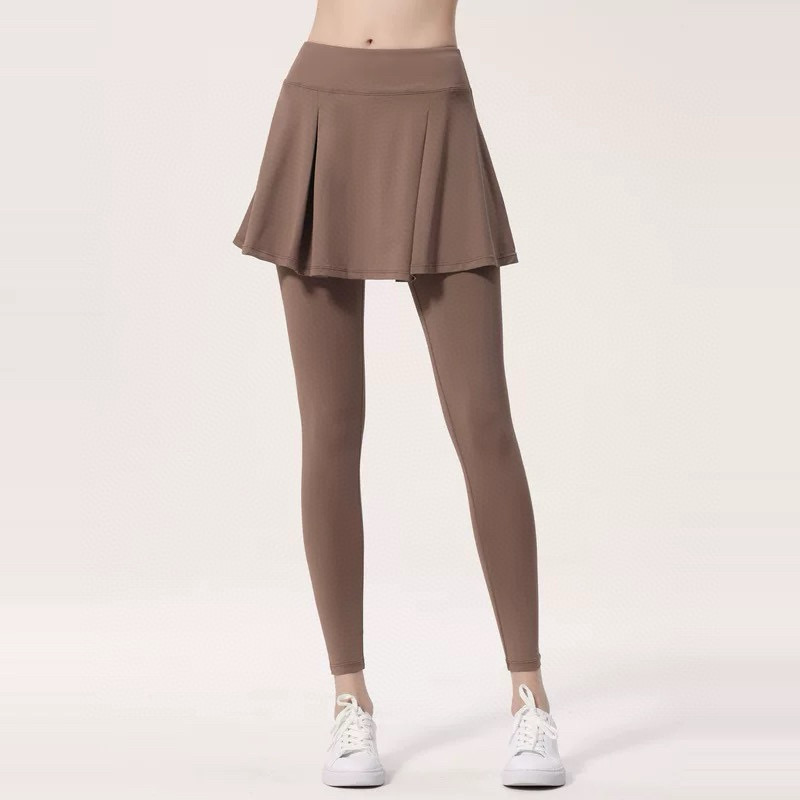 ALO健身裤假两件速干