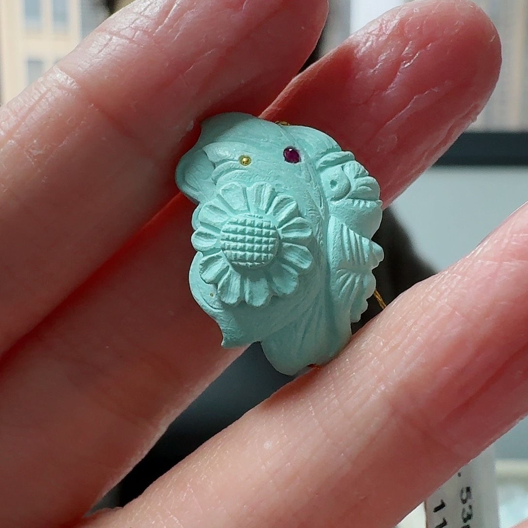 绿松石珠宝奇石未镶嵌