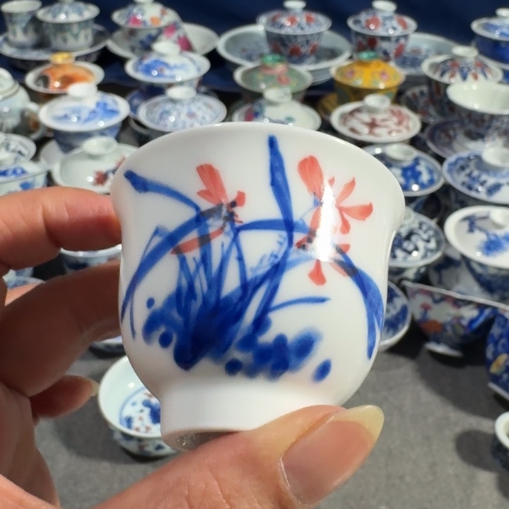 景德镇手工手绘杯