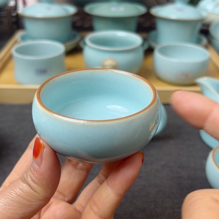 杯O*天青色西施壶礼盒钱