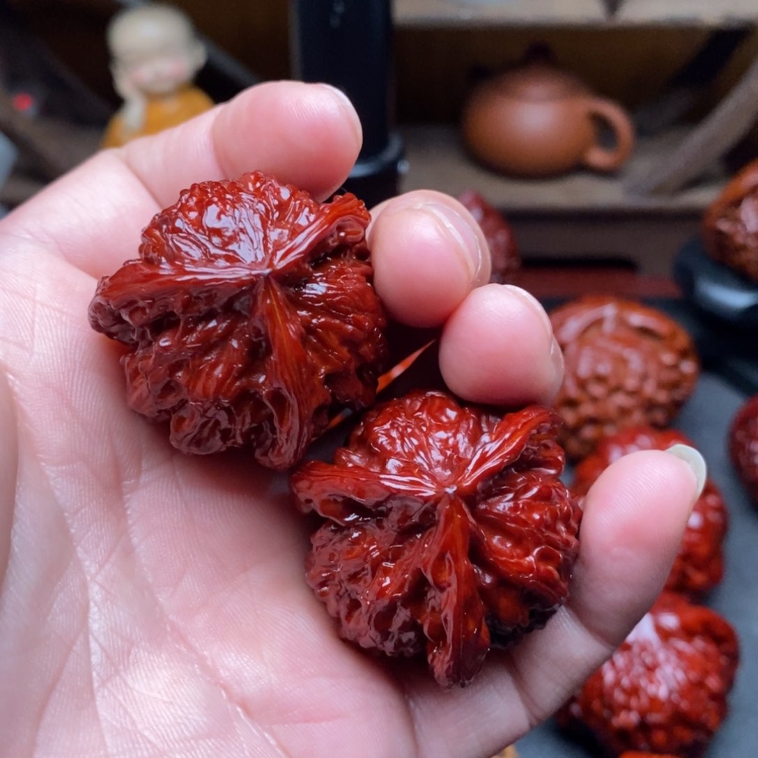 吊坠文玩核桃36三棱