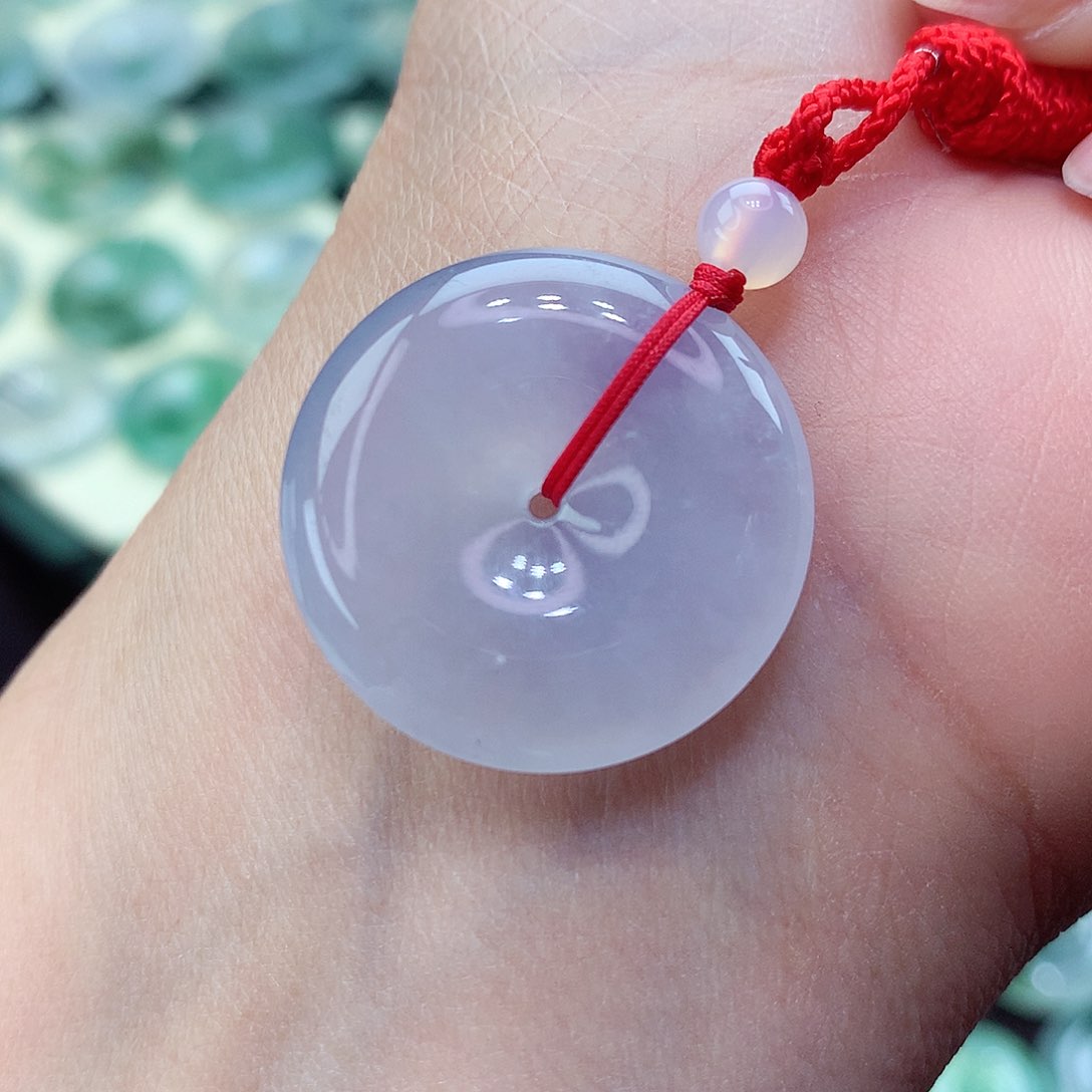 翡翠颈饰未镶嵌8尺寸24.6-5.5