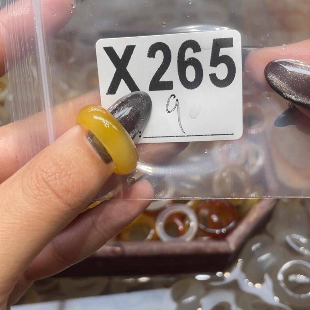 玛瑙/玉髓未镶嵌戒指265