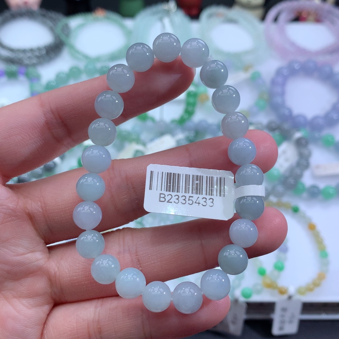 翡翠手链未镶嵌天然