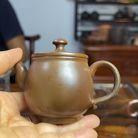 戬谷龙窑柴烧茶壶10