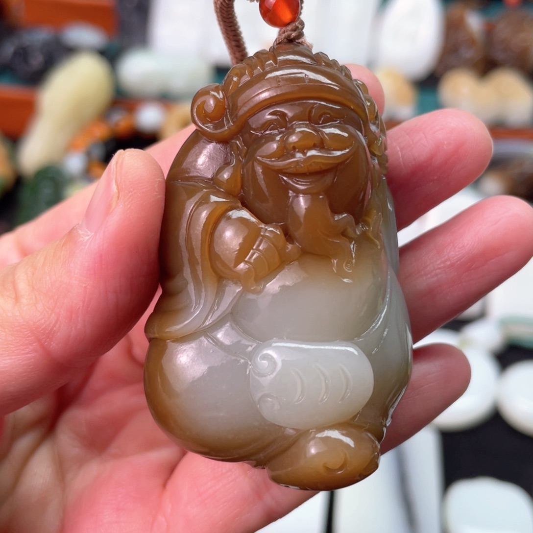 和田玉把件未镶嵌