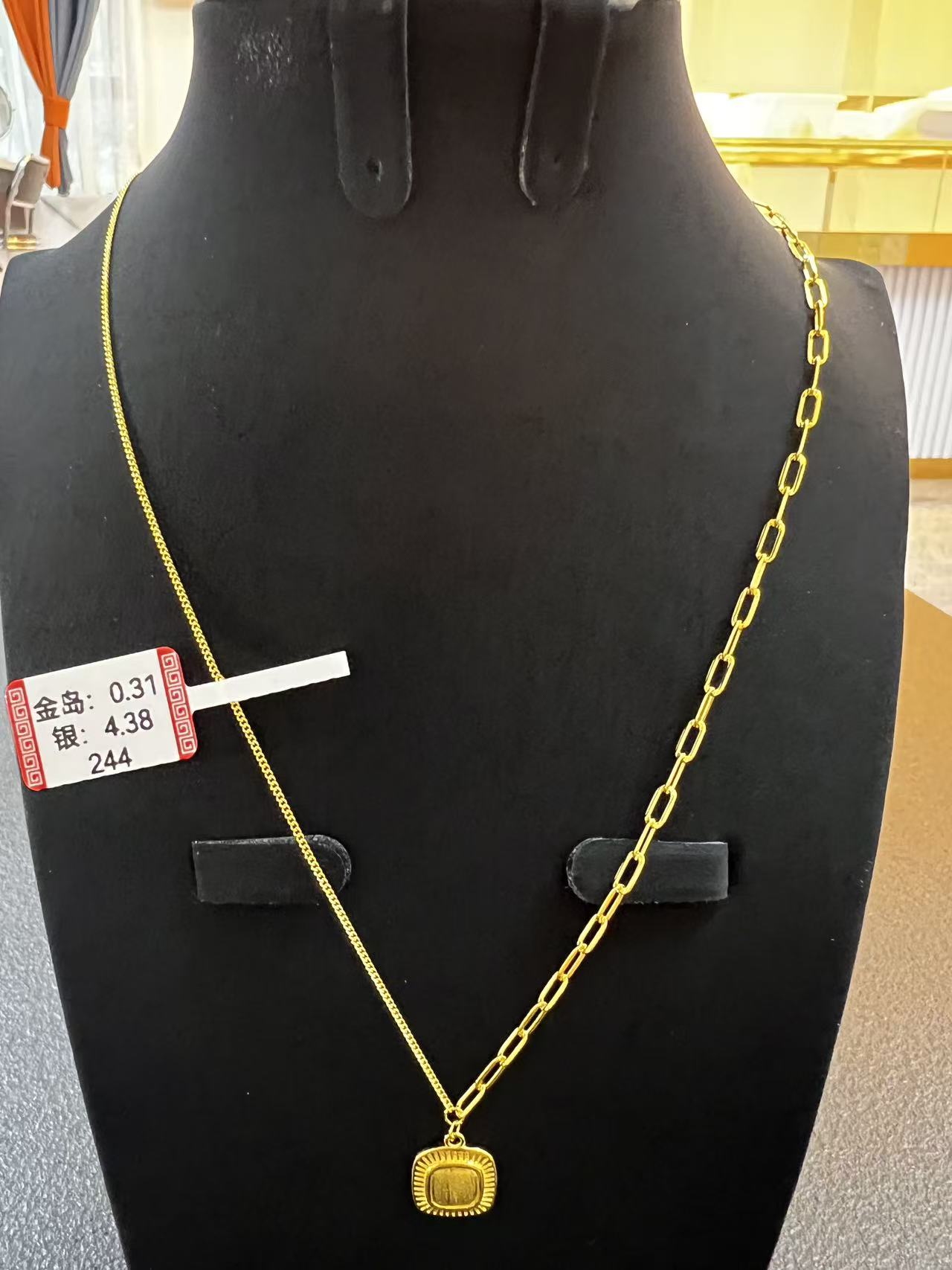 合金项链 合金项链قاپلىما ئالتۇن J-0.31 Y-4.38