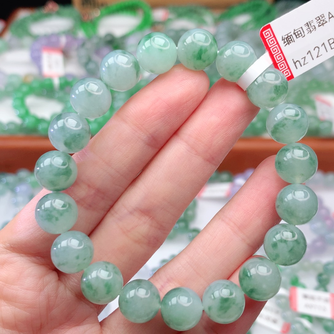 翡翠手链未镶嵌翡翠10mm