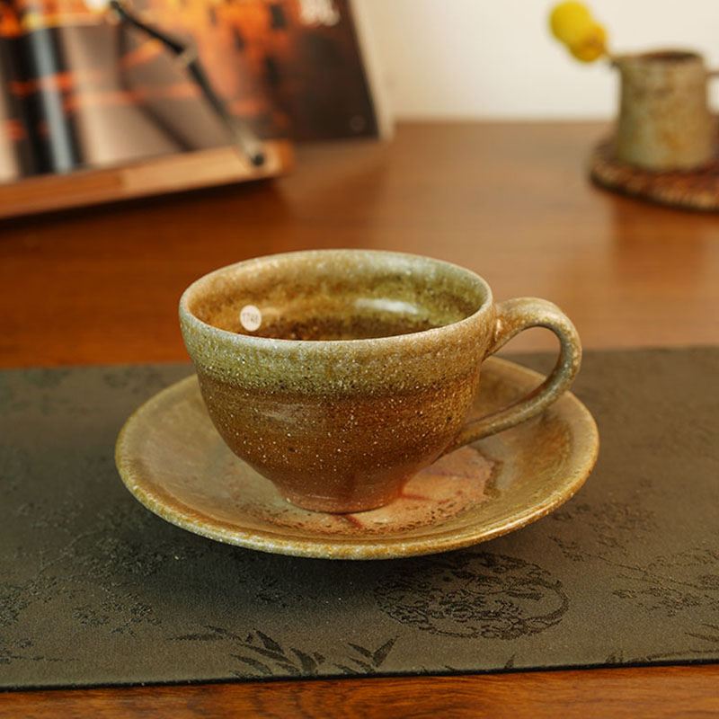 禾先集物 日本备前烧匠人安田龙彦作品 茶杯咖啡杯茶道零配1748