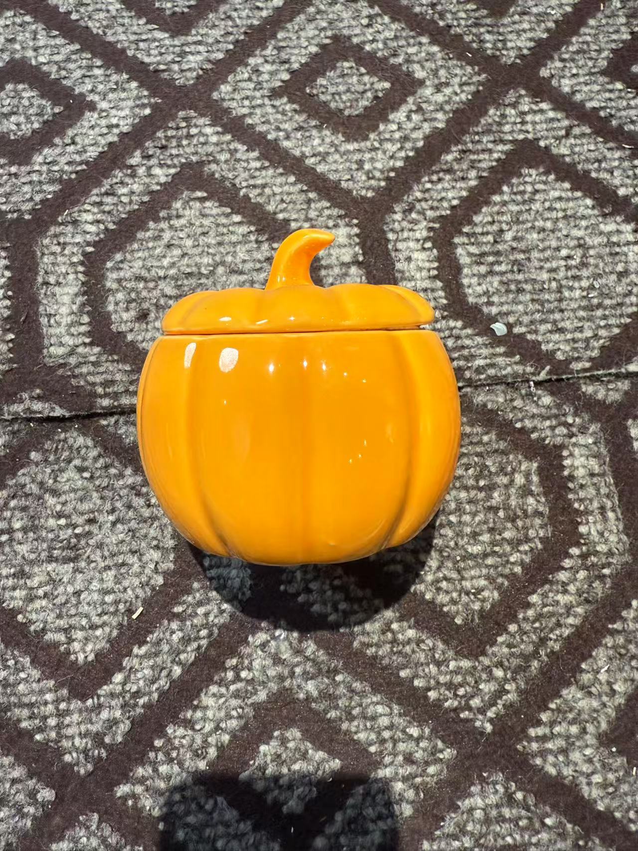 （直播链接，所见即所得）黄釉南瓜瓶收纳瓶