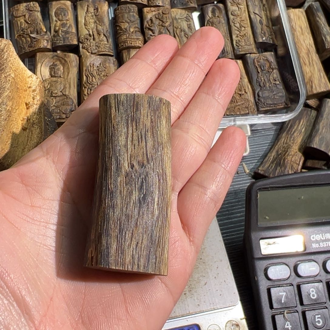 沉香吊坠白棋楠吊坠9克