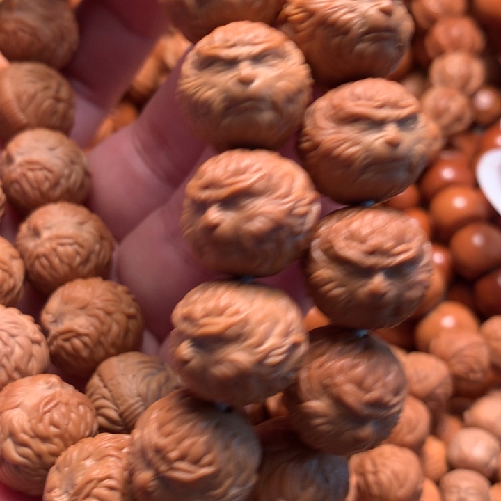 【闪购商品】猴头核桃吊坠孤***?悟空