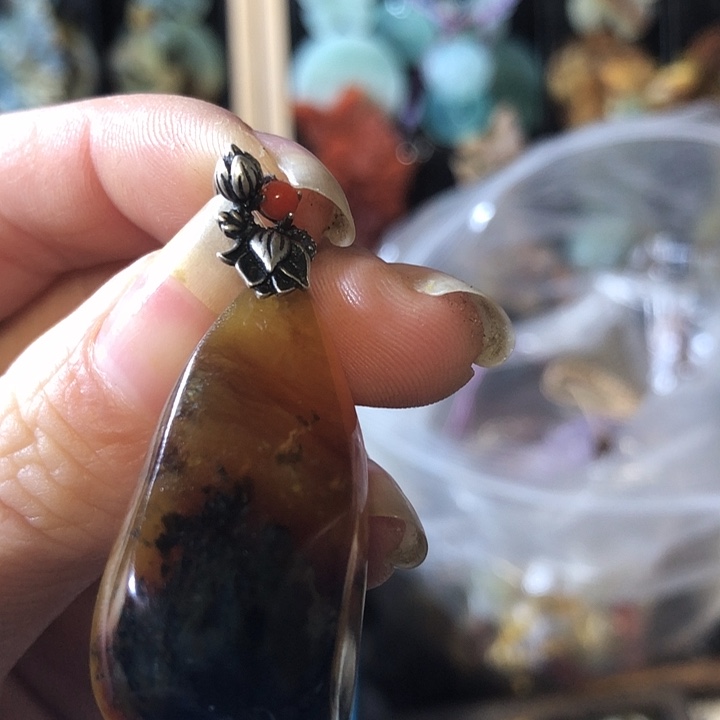 岫玉未镶嵌岫玉挂件