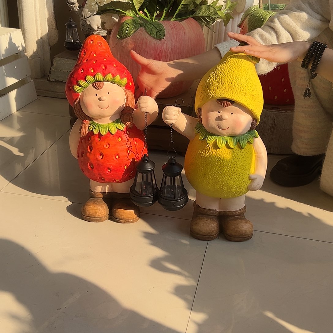 花园摆件红红火火