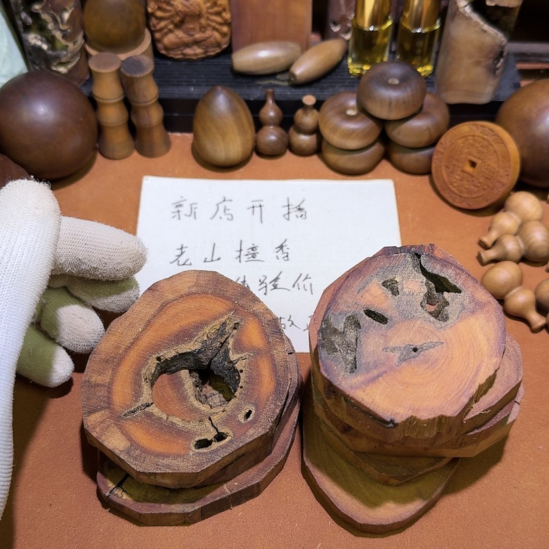 檀香木老山檀树枝小原料