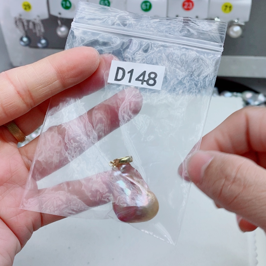 红***人银S925镶嵌淡水珍珠其他