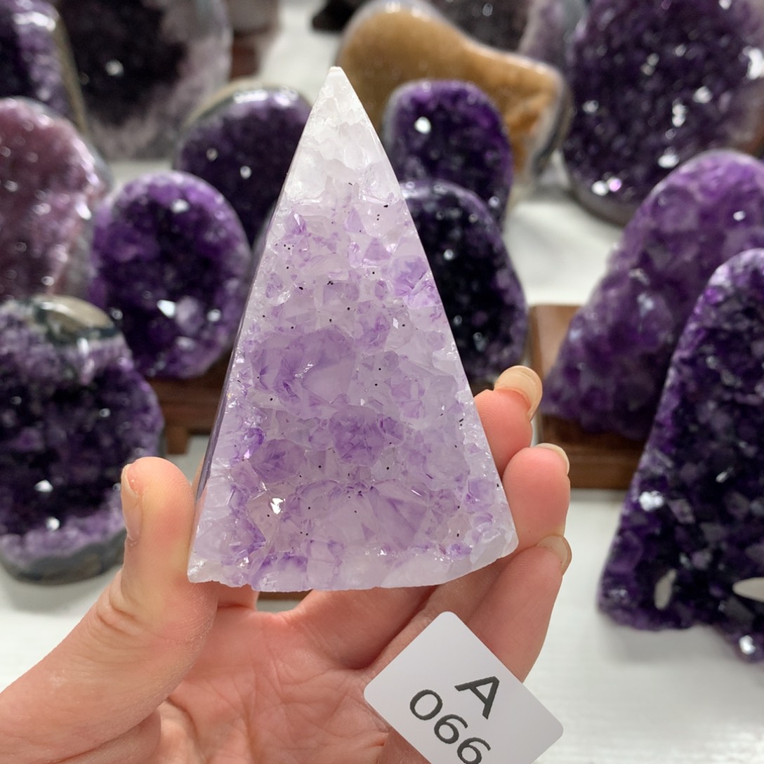 紫晶摆件未镶嵌水晶