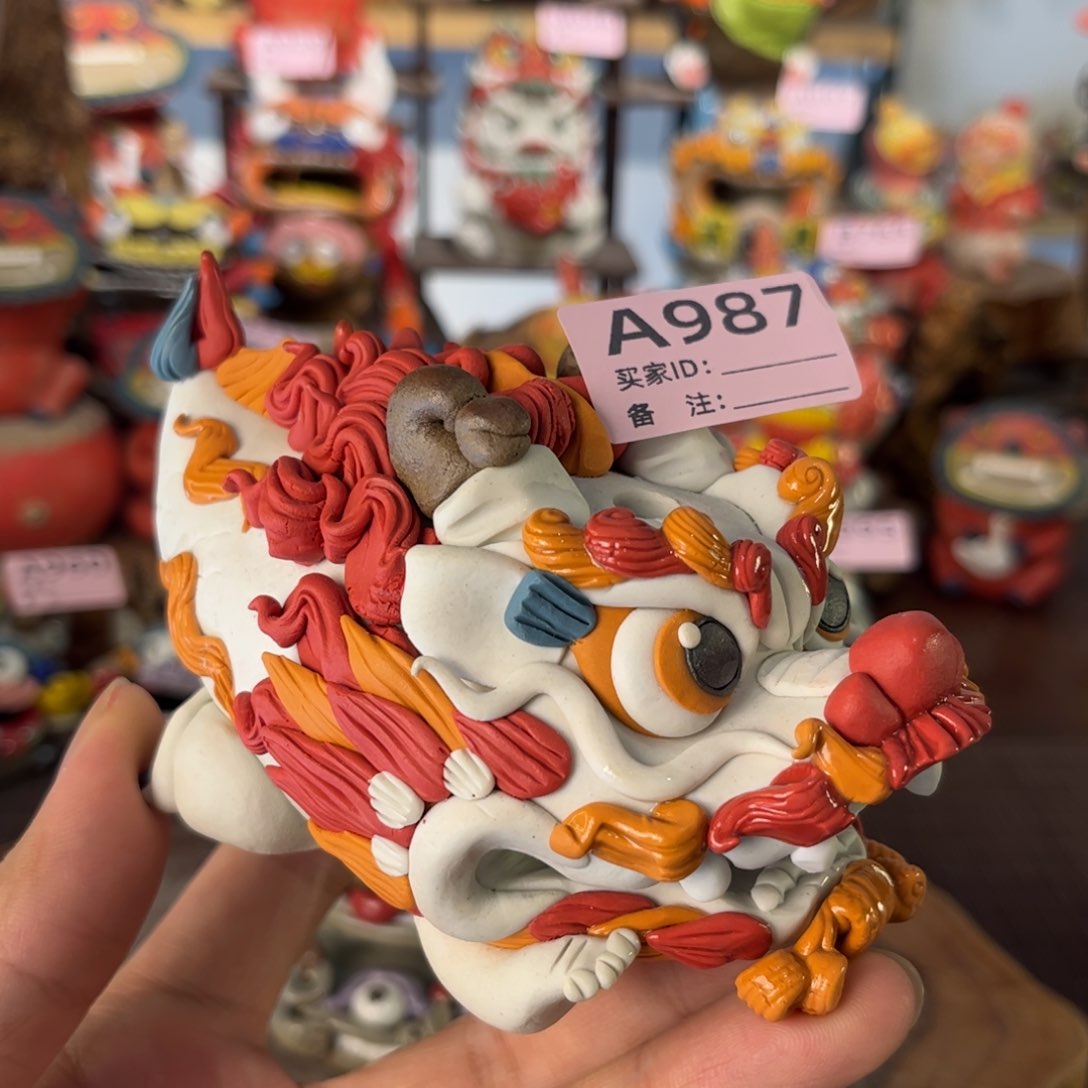 泥塑纯手工茶宠摆件