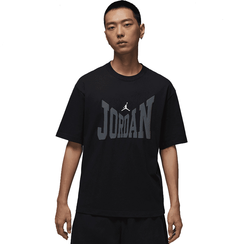 Nike耐克夏季男子JORDAN运动休闲圆领短袖T恤HV3895-010